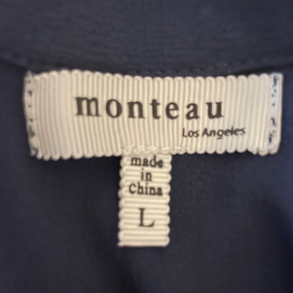 Monteau Navy Sleeveless Midi Dress - Picture 4 of 5